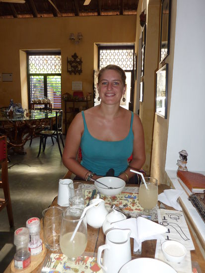 Da ist eine zufrieden! 