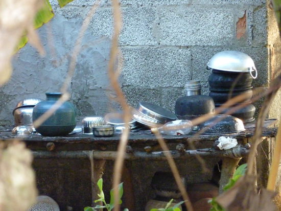 Kueche gesehen auf unserem kleinen Landgang