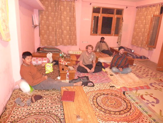 Wir haben unser 2. Wohnzimmer gefunden um die Spiele zu schauen. Wir sind meist die einzigen Gaeste...gemuetlich!