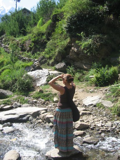 Wow! Die Landschaft ist wirklich super schoen!