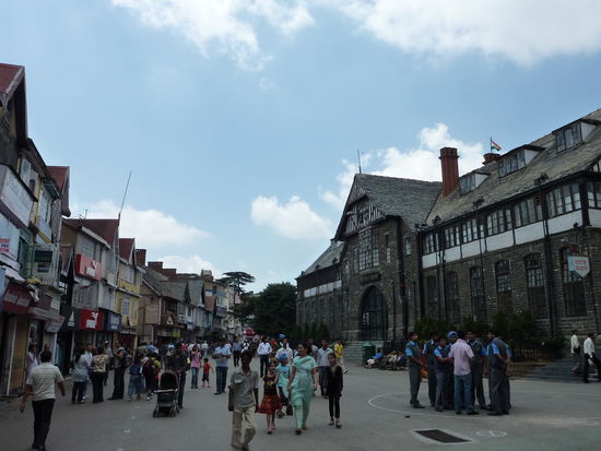 Fussgaengerzone - nahezu unheimlicher Anblick in Indien!