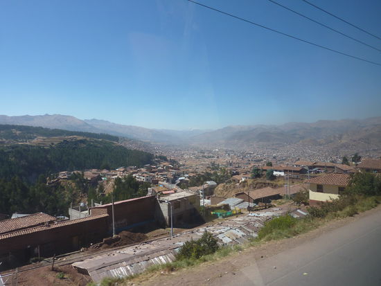 Der erste Blick auf Cusco