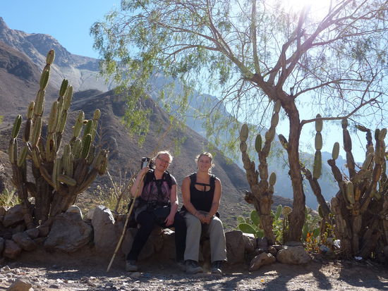 Nach getaner Pflicht - das Aufstiegstraining fuer morgen haben wir schon um 8 morgens hinter uns!