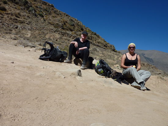 Aber dann sind wir endlich oben!!!
Puhhhh!