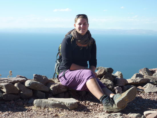 Ja, da wusste ich noch nicht wie kalt mir in Kuerze sein wuerde!
Kurze Hose = keine gute Idee!!!