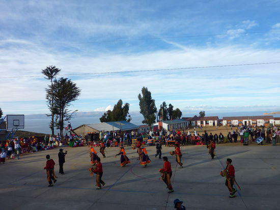Schicke Aussicht haben die Bolivianer da! 