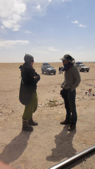 Unsere Gruppe bestand aus 6 Leuten. 
Ein Spanier, Xavier, den ihr hier mit mir sehen koennt, 2 Israelis und ein Maedchen aus Philadelphia.