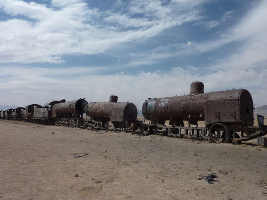 Tag 1 faengt an mit denm "Friedhof der Eisenbahnen"
