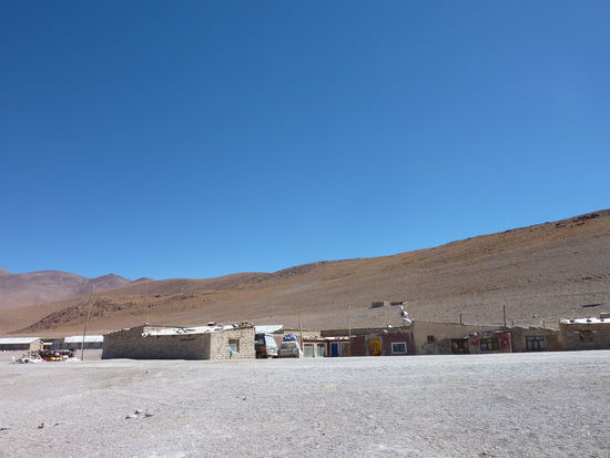 Hier schliefen wir diesmal...