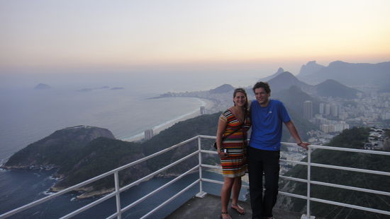 Und das obligatorische Bild vor Copacabana Beach 