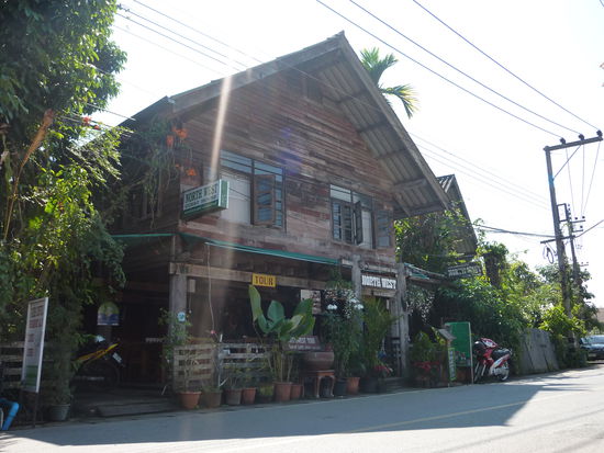 Das war unser nettes Guesthouse in Mae Sariang "North West" hiess es.