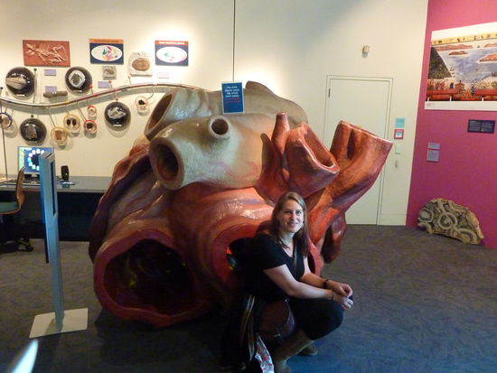 Ich sitze vor dem Herzen eines Blauwales!!!
ALTER?!?!?! Krass oder?