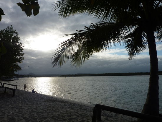 In Noosa auf unserem Campingplatz. Da sehe ich schon 2 Kollegen die die 4m Regel nicht einhalten! Tststs und dann wieder jammern!