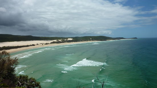 Da unten gab's das Mittagspicknick, bevor wir ein bisschen weiter fuhren, zu einer Stelle an der man sicher schwimmen kann...