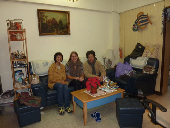 Hier sind wir im Wohnzimmer!