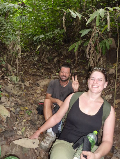 Grad anstrengend war's! Und heiss!!!
Ah und hier haben wir Valerio