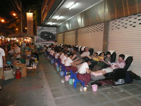 "Massage, massage!!! You want Lady???"