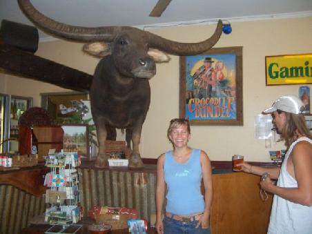 Mit Crocodile Dundee's Buffalo.