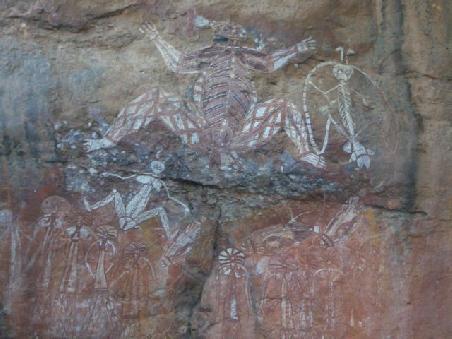 Gemaelde der Aboriginals.