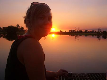 Sonnenuntergang im Kakadu.
