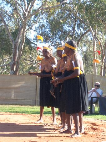 Beim "Alice Springs Dessert Festival".