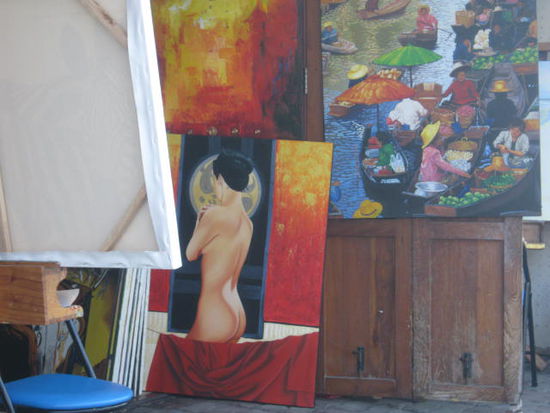 Kunst gibt es in fast jeder Strasse von Hua-Hin zu
bewundern.