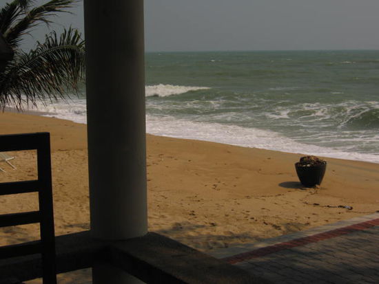 Auch wenn keine Urlauber da sind, der Strand wird stets
gereinigt.