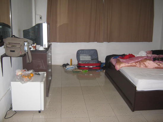 Mein Apartment im "The Boss Place", für 850,-Bath die Nacht.