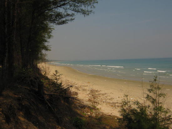 Kilometerlanger Strand, nur selten trifft man jemand.