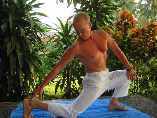 So schööööönn, kann Yoga in den Tropen sein,
gefühlte Freiheit 1oo%.