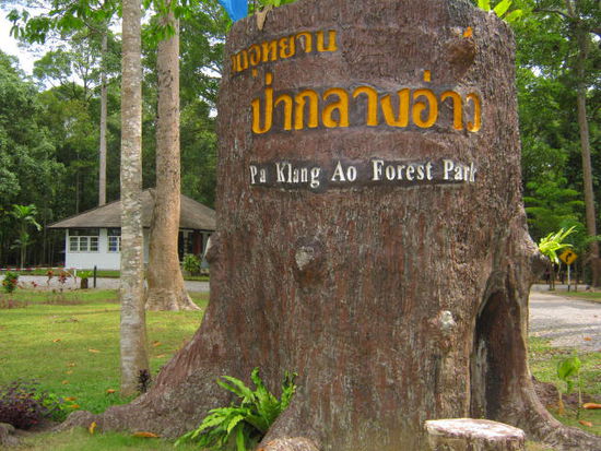 Nationalpark in Bangsaphan yai.
