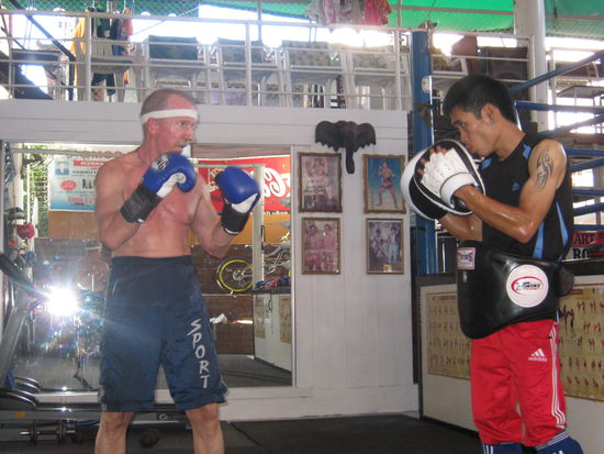 Erstes Training ein Tag nach meiner Ankunft