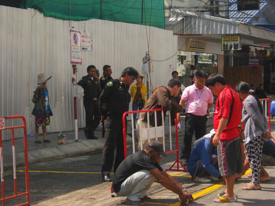 Ordnungshüter im friedlichen Einsatz.