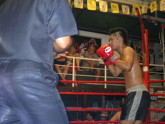 so manche der Kämpfer hatten echte Konditionsprobleme.