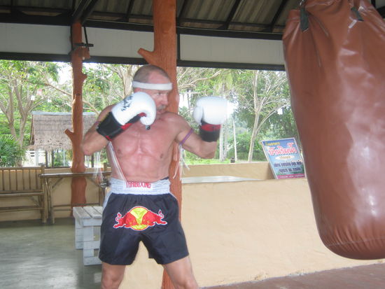 hier hatte ich platz und ruhe, mein camp,direkt im ban rim man resort.