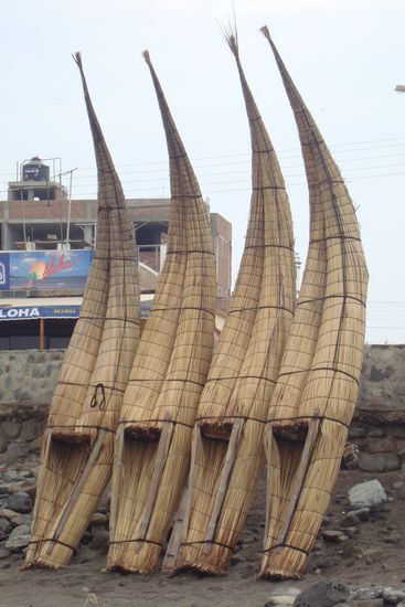 Caballitos de Totora (die Schilfrohrpferdchen)