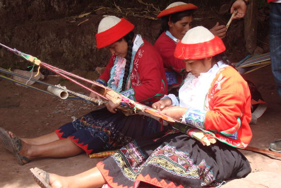 und hier wird gewoben