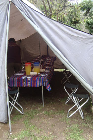 Und das war unser dining-room