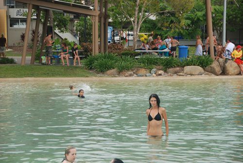 Ein toller Pool mitten in Airlie Beach....