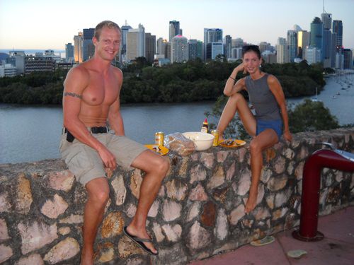 BBQ, kühles Bier und ein toller Ausblick...was will man mehr