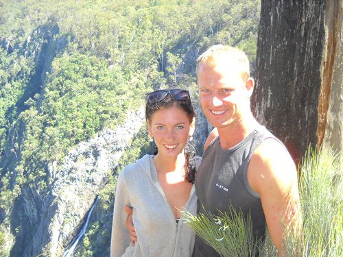 Vor der tiefen Schlucht.... diesmal John als Fotograf