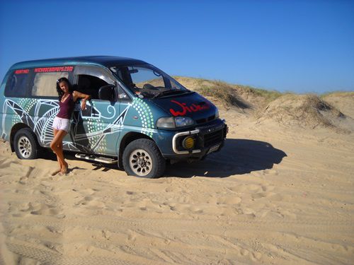 Autofahren im Sandkasten