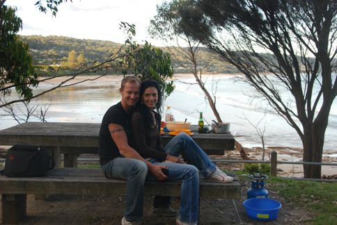Abendessen mit tollem Ausblick...