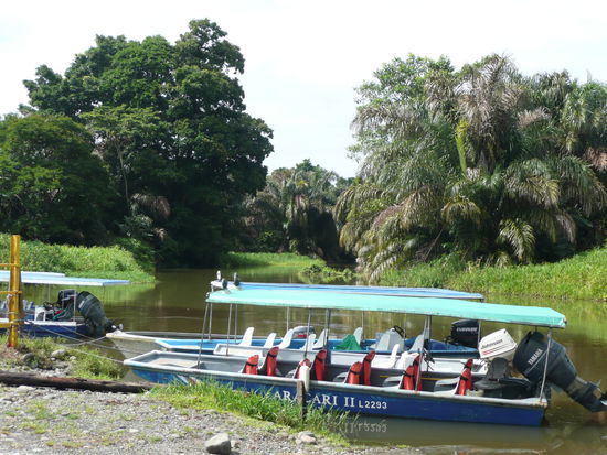 Der Eingang vom Tortuguero Nationalpark
