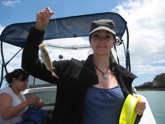 mein erster selbstgeangelter Fisch 