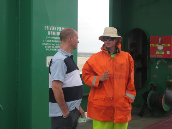 micha mit unserem netten Capitaen