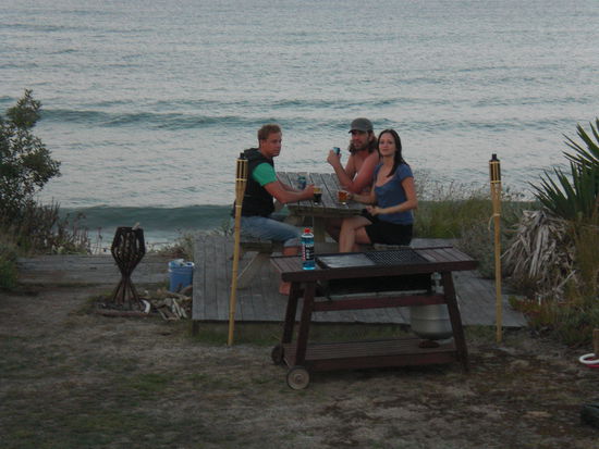 bei Gabi und Eric im Garten