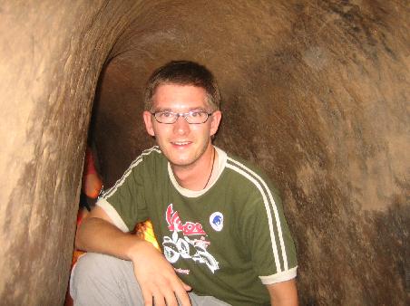 Und das ist der Tunnel, der extra fuer Touris groesser gemacht wurde