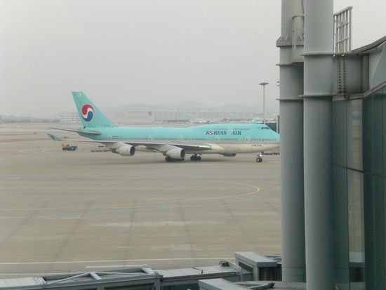 Boing 747 am Airport Seoul Incheon, eine von sehr sehr vielen...
