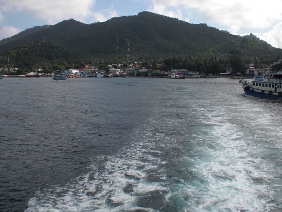Abfahrt Speed-Catamaran von KohTao